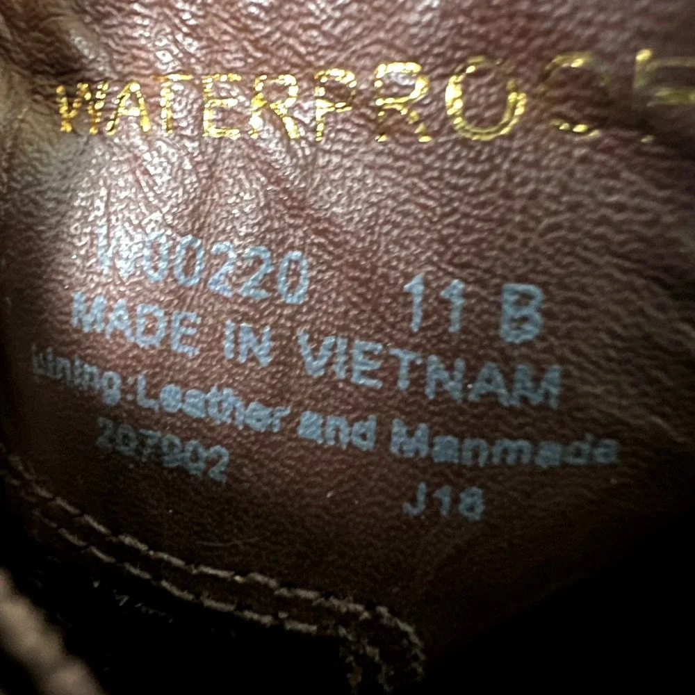 Cole Haan Chelsea Boots 11B Womens Waterproof Leather Brown W00220 Grand.OS